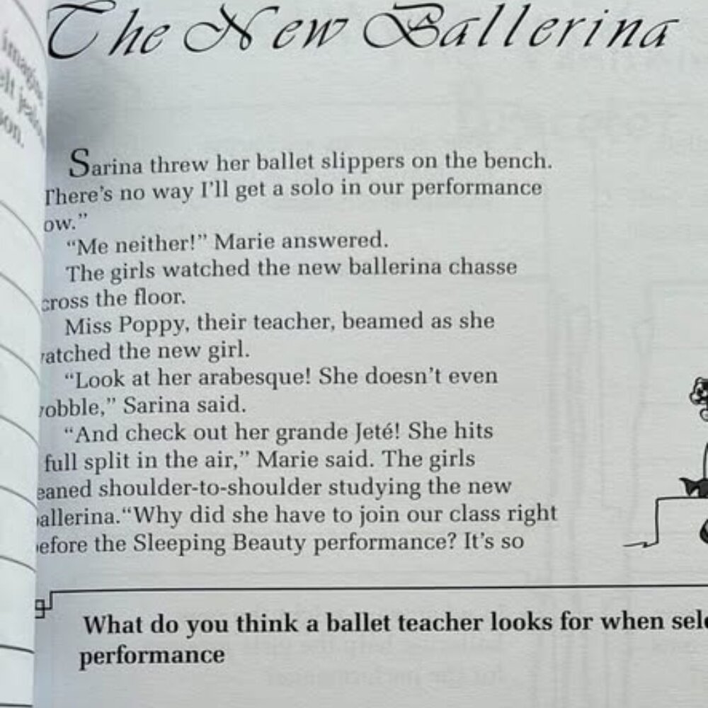 JUST GIRLS READING COMPREHENSION - Picture 3 of 7